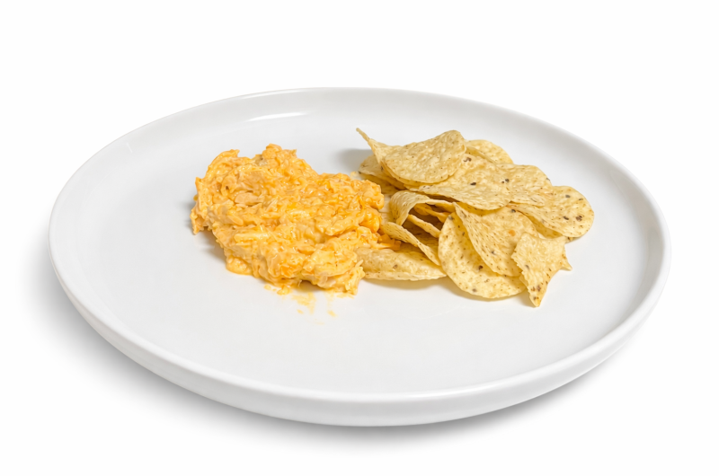 Easy Crockpot Buffalo Chicken Dip with Sautéed Onions